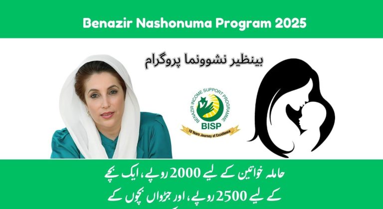 Benazir Nashonuma Program 2025: Health and Aid for Mothers and Children