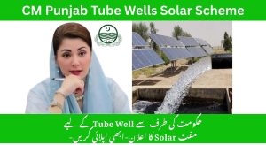 CM Punjab Tube Wells Solar Scheme 2025: Step-by-Step Online Application…